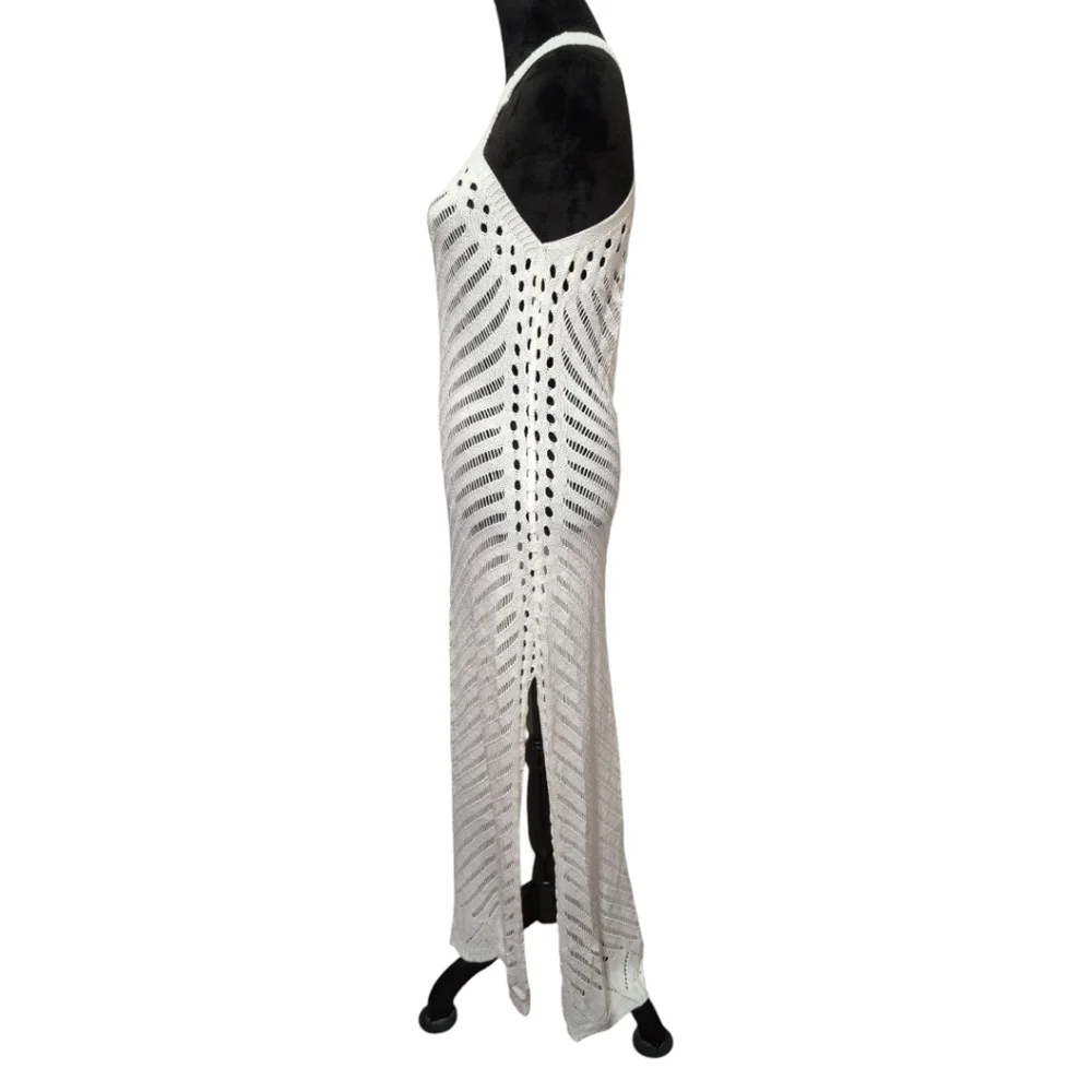 Herringbone Crochet Maxi Beach Resort Swim Cover